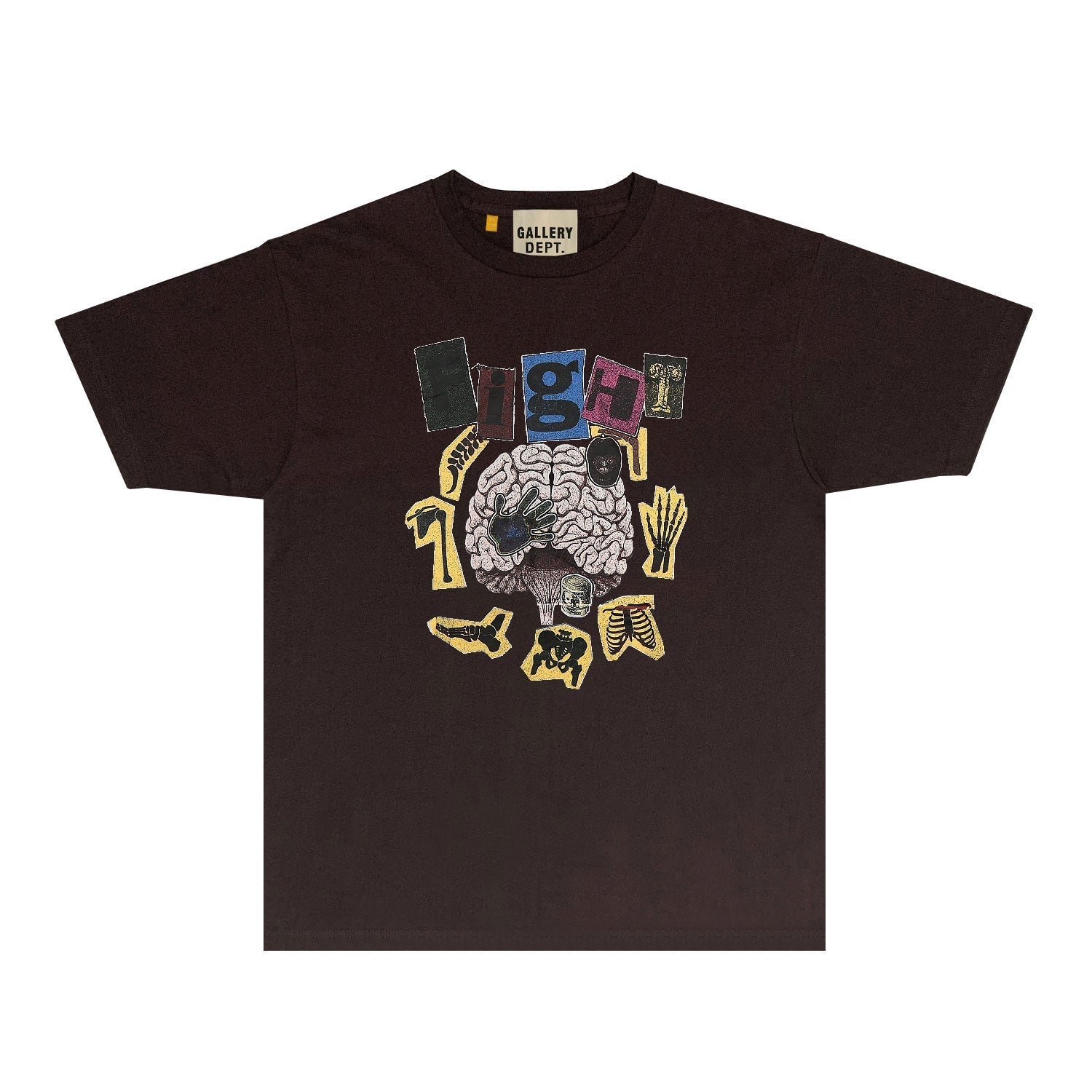 Gallery Dept T Shirt Retro Printed Loose Short-Sleeved Shirt