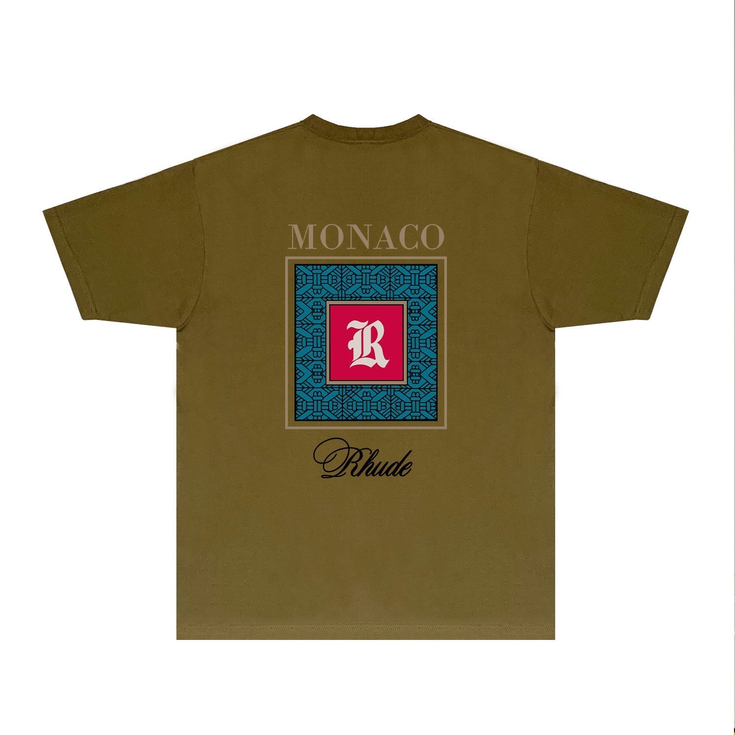 Rhude T-shirts Printed Trendy Pure Cotton