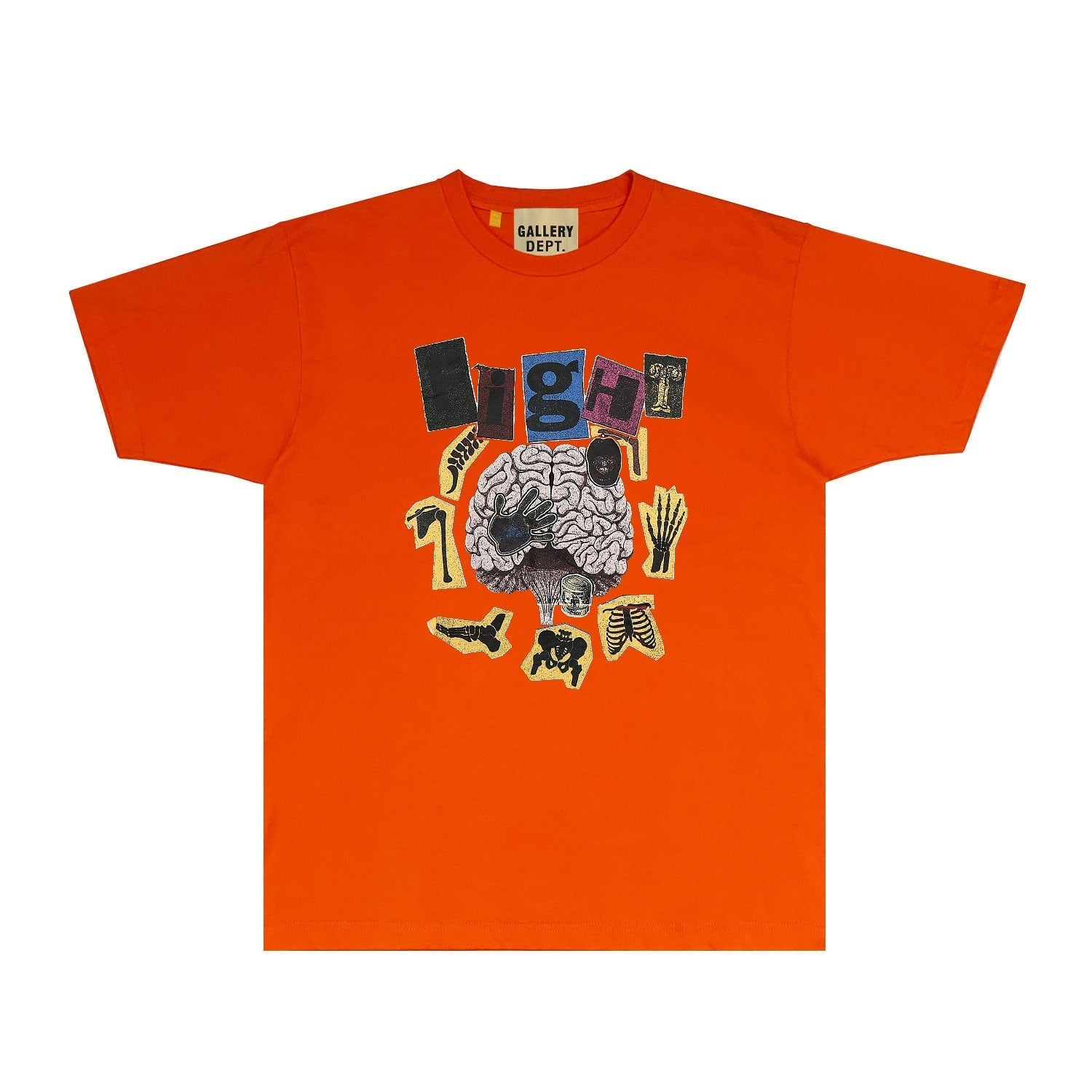 Gallery Dept T Shirt Retro Printed Loose Short-Sleeved Shirt