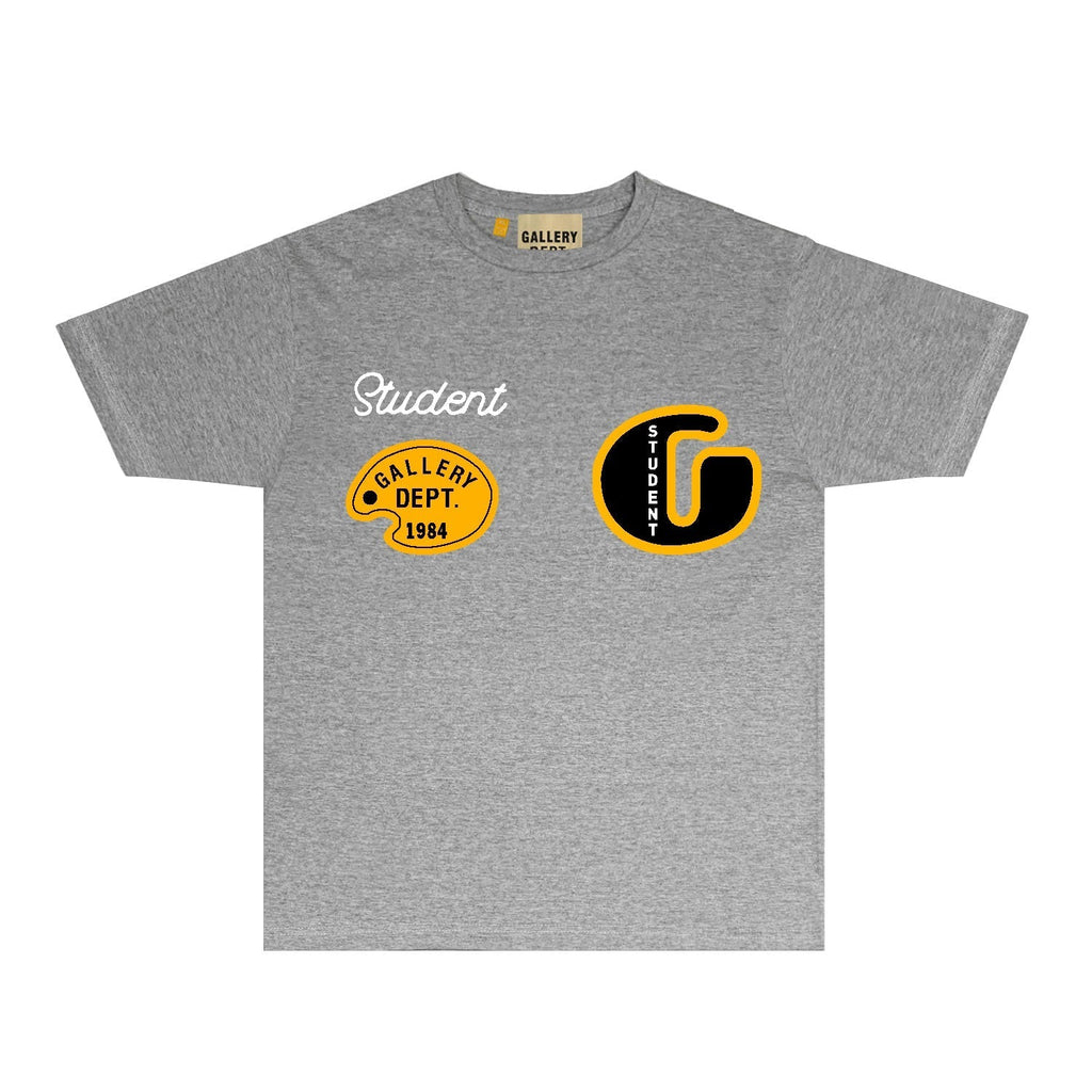 Gallery Dept T Shirt Retro Printed Loose Short-Sleeved Shirt (part2)