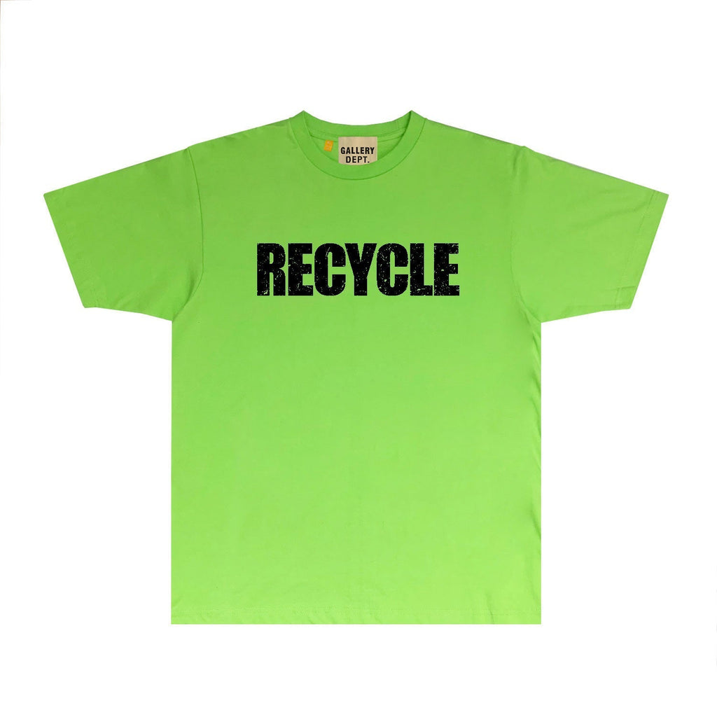 Gallery Dept T Shirt Retro Printed Loose Short-Sleeved Shirt (part2)