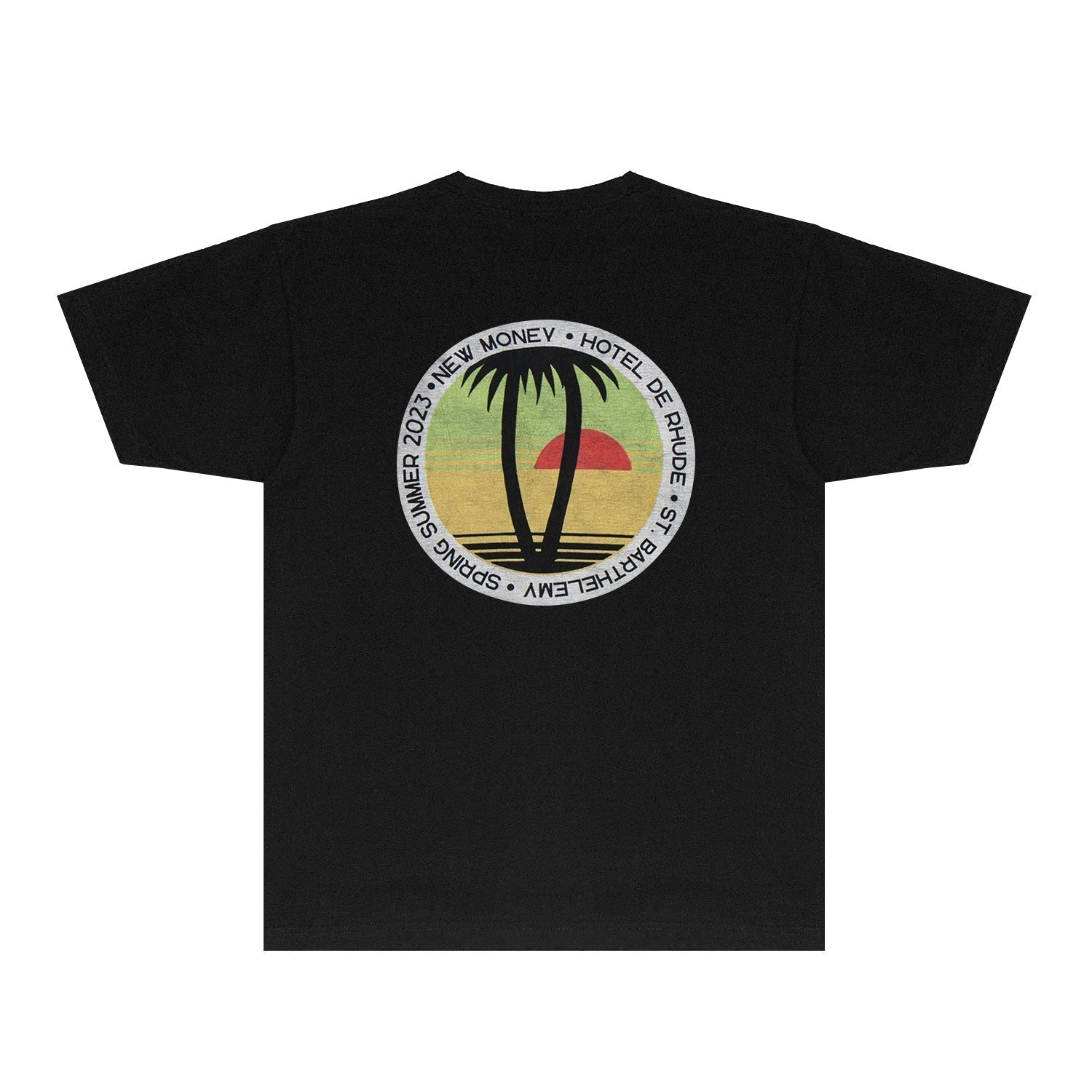 Rhude T-shirts Printed Trendy Pure Cotton