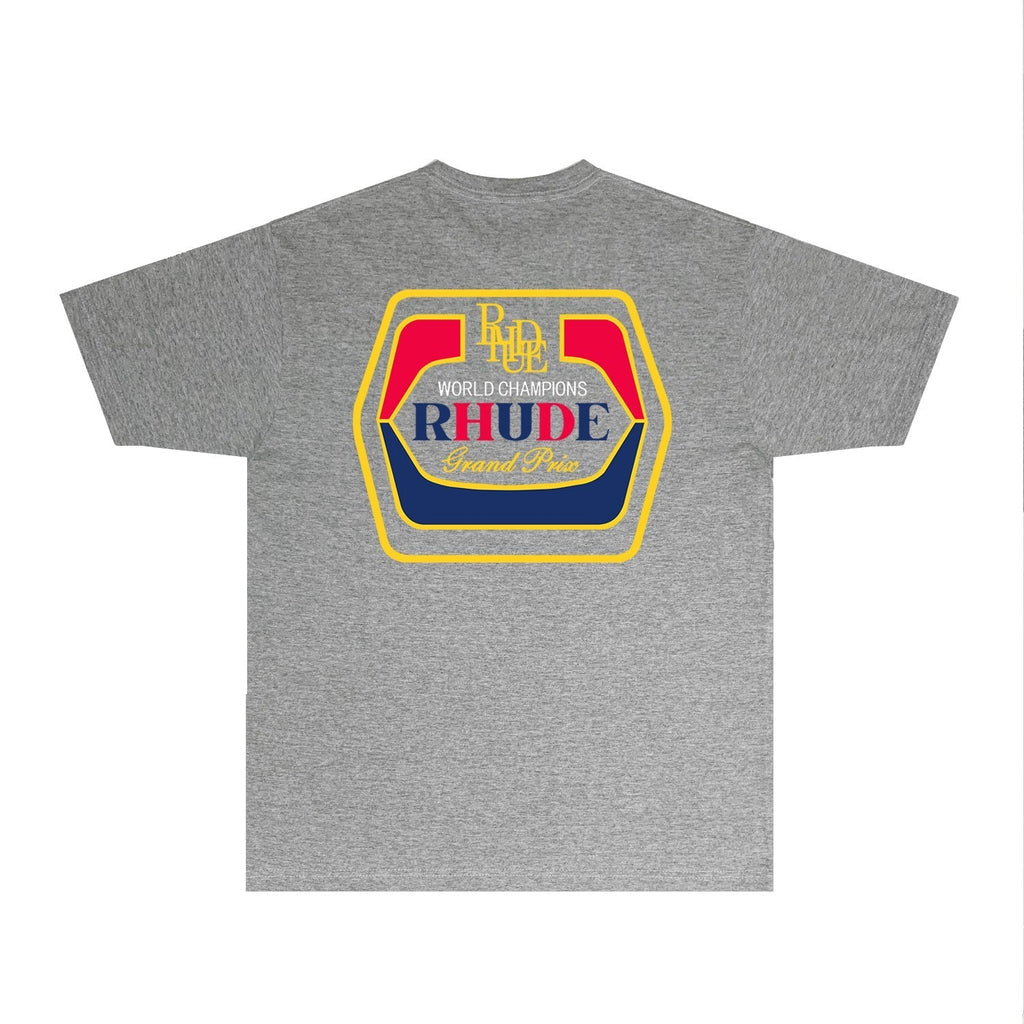 Rhude T-shirts Printed Trendy Pure Cotton