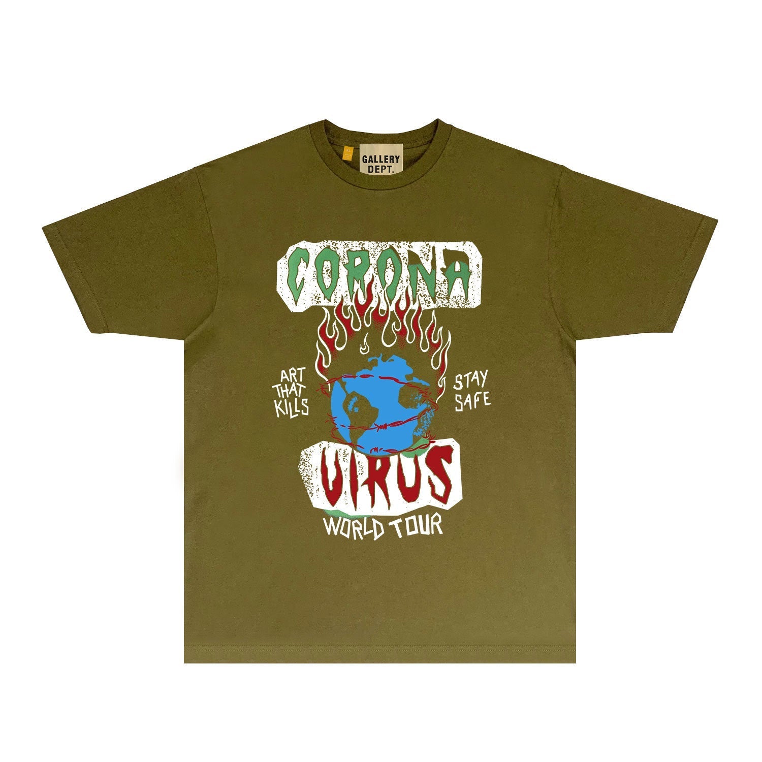Gallery Dept T Shirts European And American Tee Shirt Short Sleeve T-Shirt Blouse