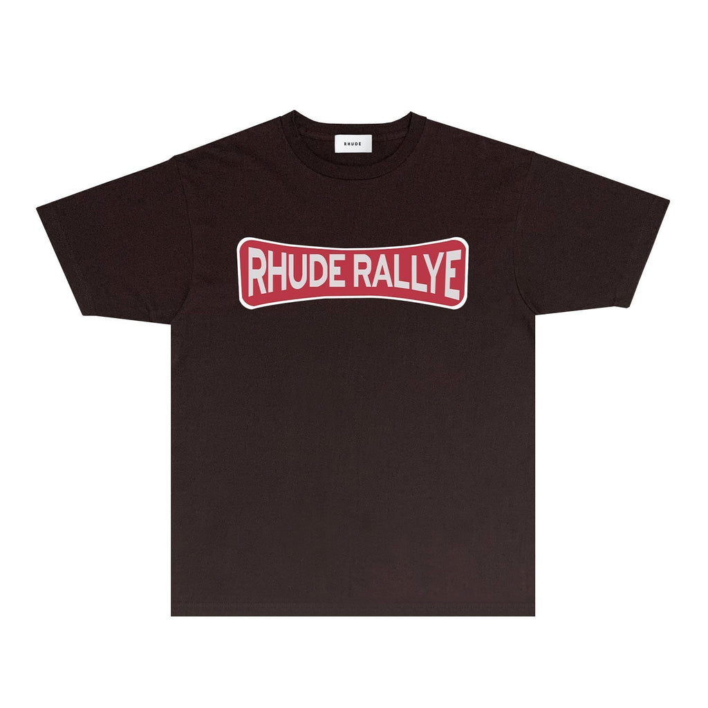 Rhude T-shirts Printed Trendy Pure Cotton