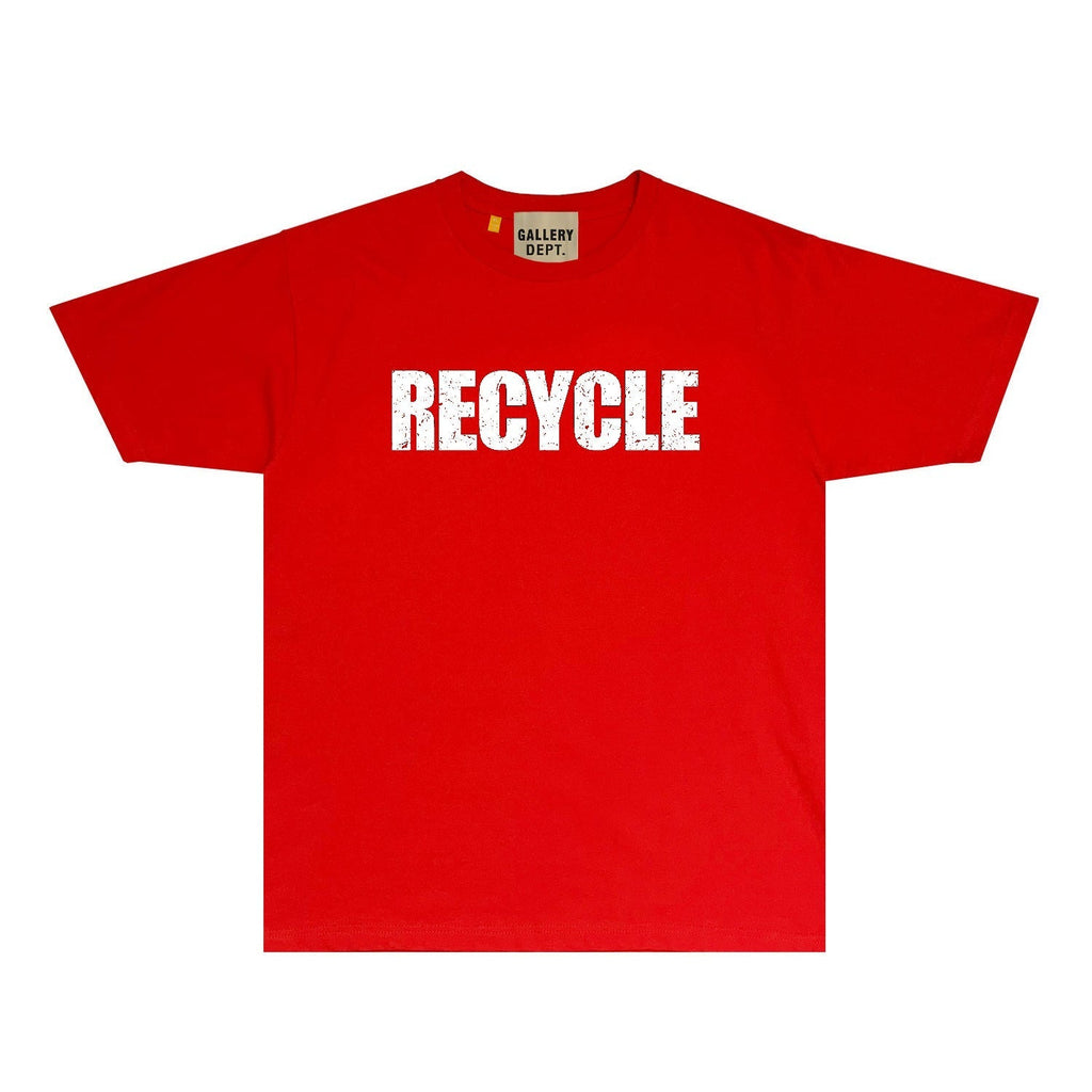 Gallery Dept T Shirt Retro Printed Loose Short-Sleeved Shirt (part2)