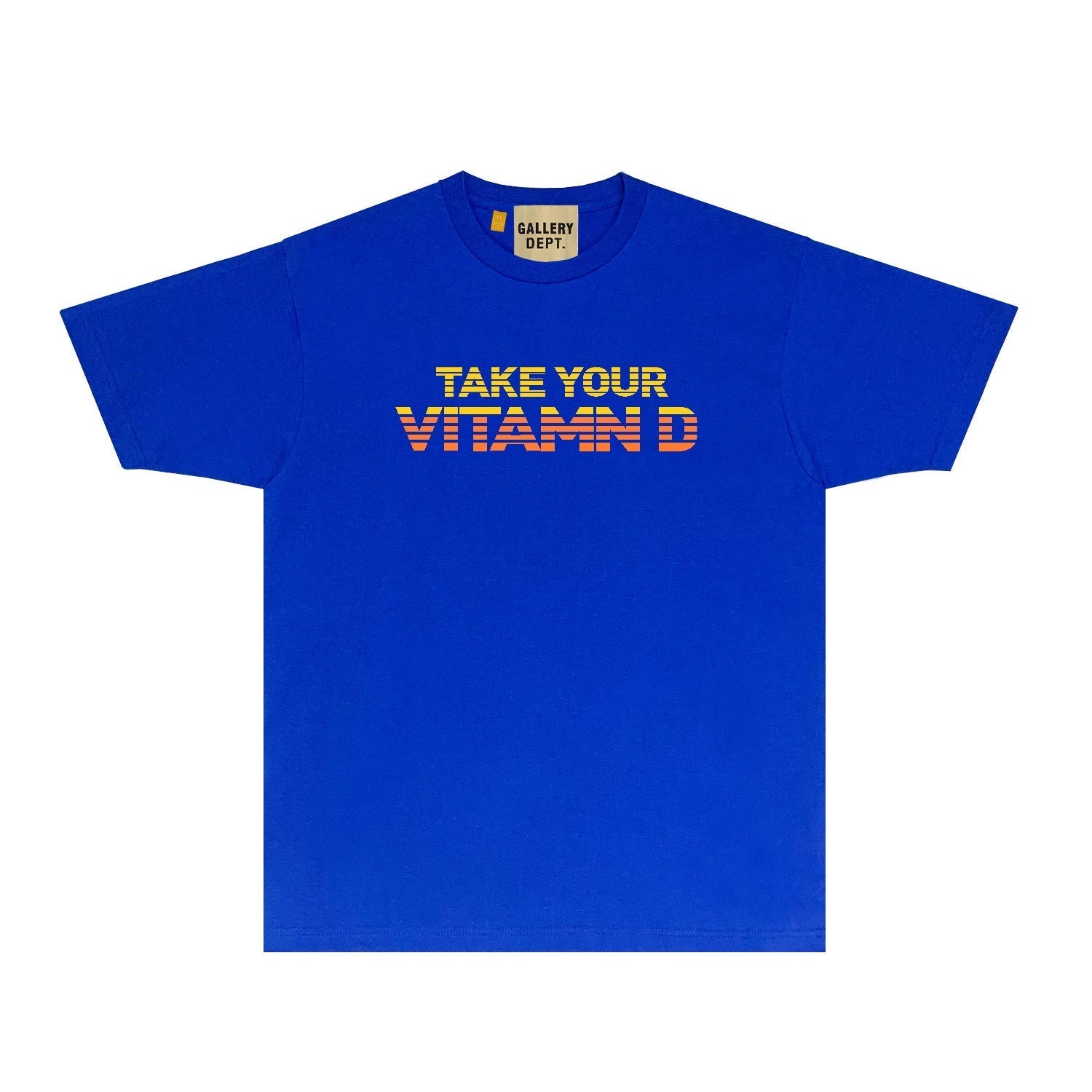 Gallery Dept T Shirt Retro Printed Loose Short-Sleeved Shirt